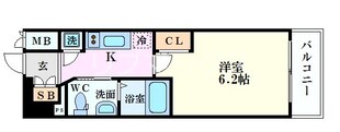 エスリード江戸堀の物件間取画像